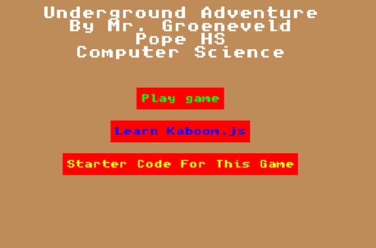 Underground Adventure (itch) screenshot 2