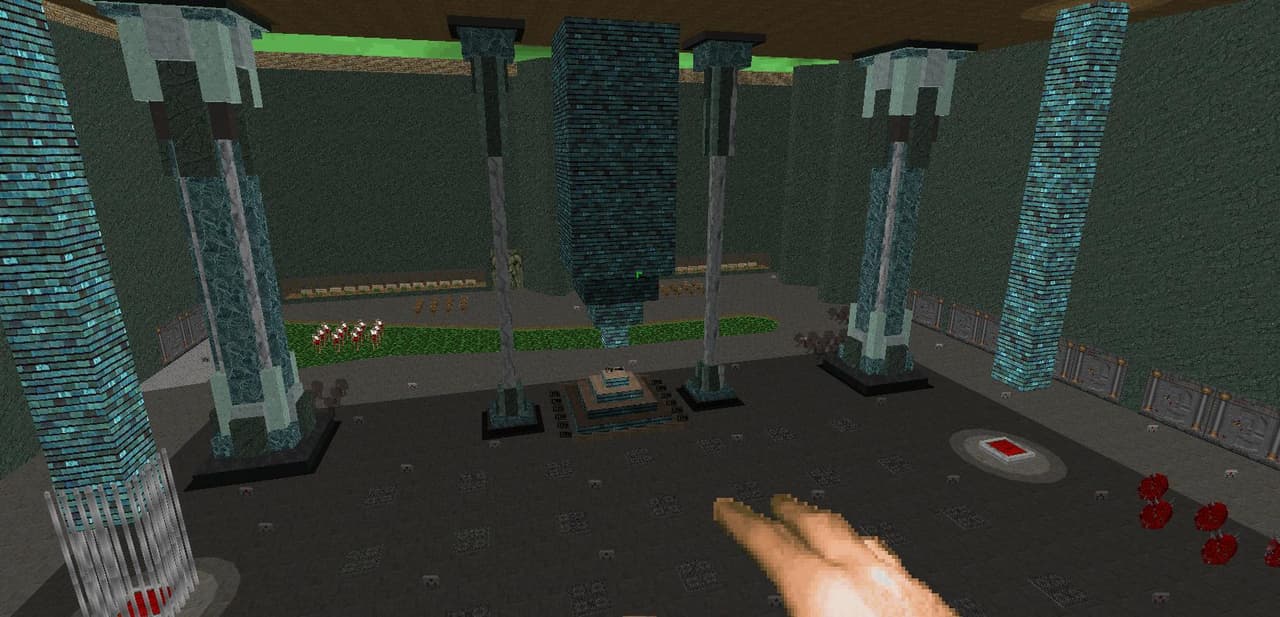 Hakros The Temple of Solitude (Map for Doom 2) screenshot 2