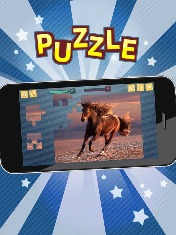Horses jigsaw puzzles for adults. Premium screenshot 5