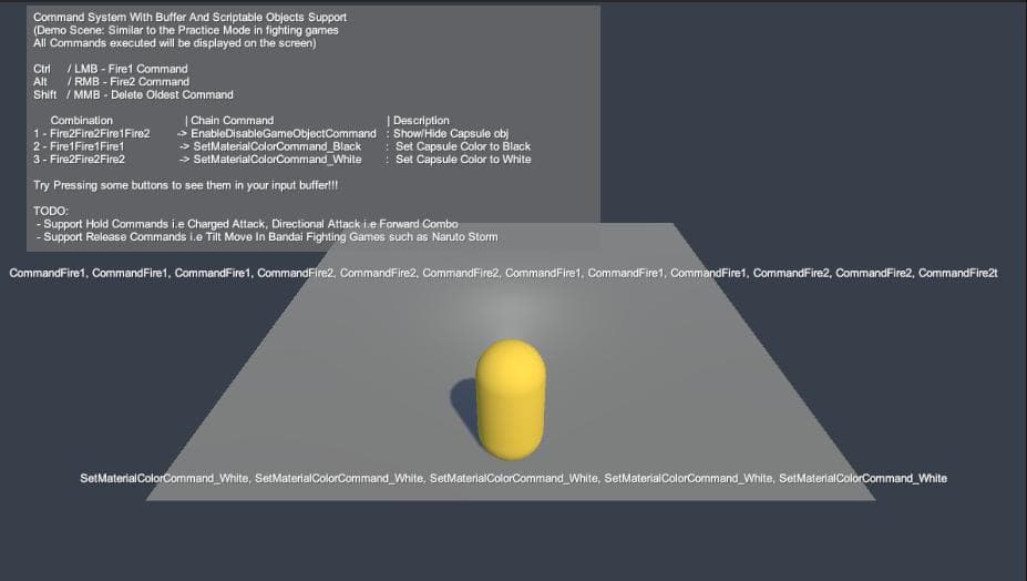 Command System With Buffer And Scriptable Objects Support