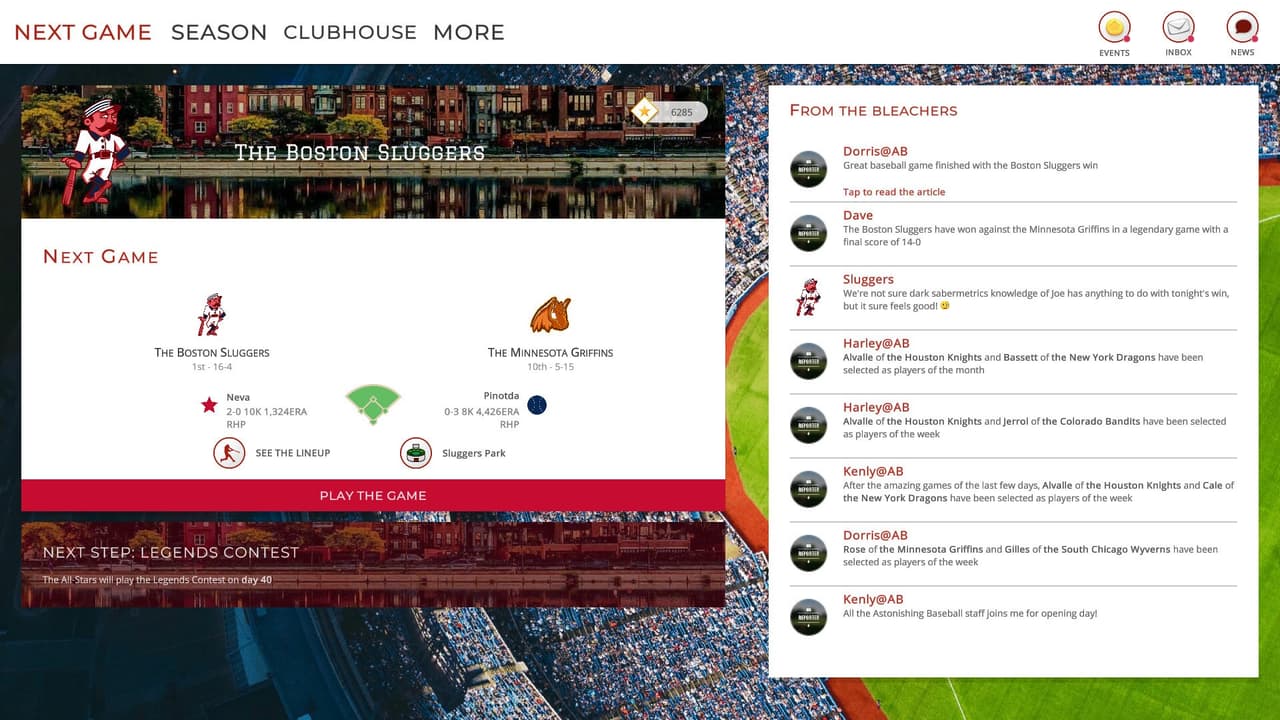 Astonishing Baseball Manager 20