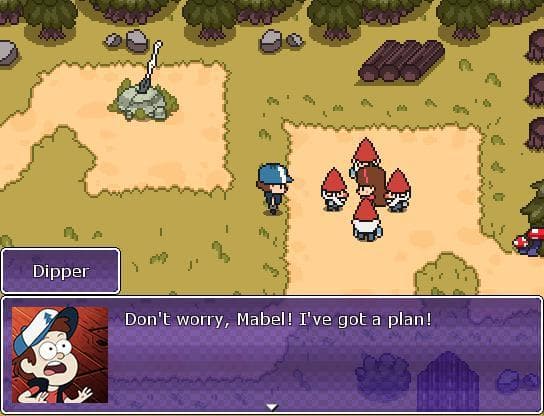 Gravity Falls - PinesQuest: (A Romance Of) 2Dimensions screenshot 2