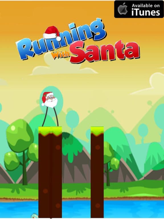 Santa Long Legs Challenge - Crazy walk bros HD screenshot 2