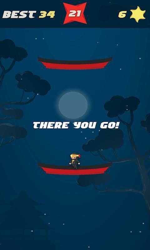 The Endless Ninja: classic arcade jump game screenshot 2