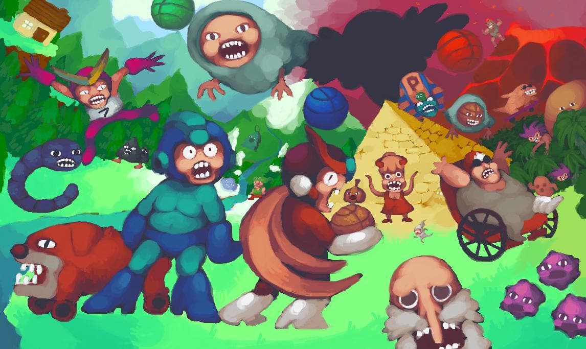 Megaman Sprite Game