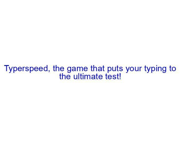 Typerspeed