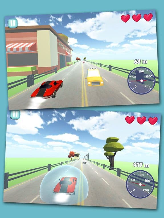 Turbo Cars 3D Dodge Game - Pro screenshot 3