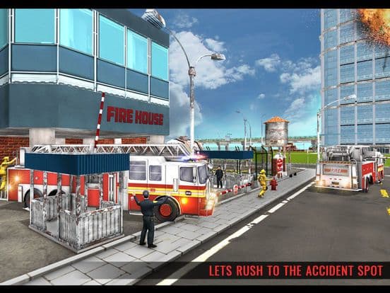 Fire Truck Driving Simulator screenshot 5