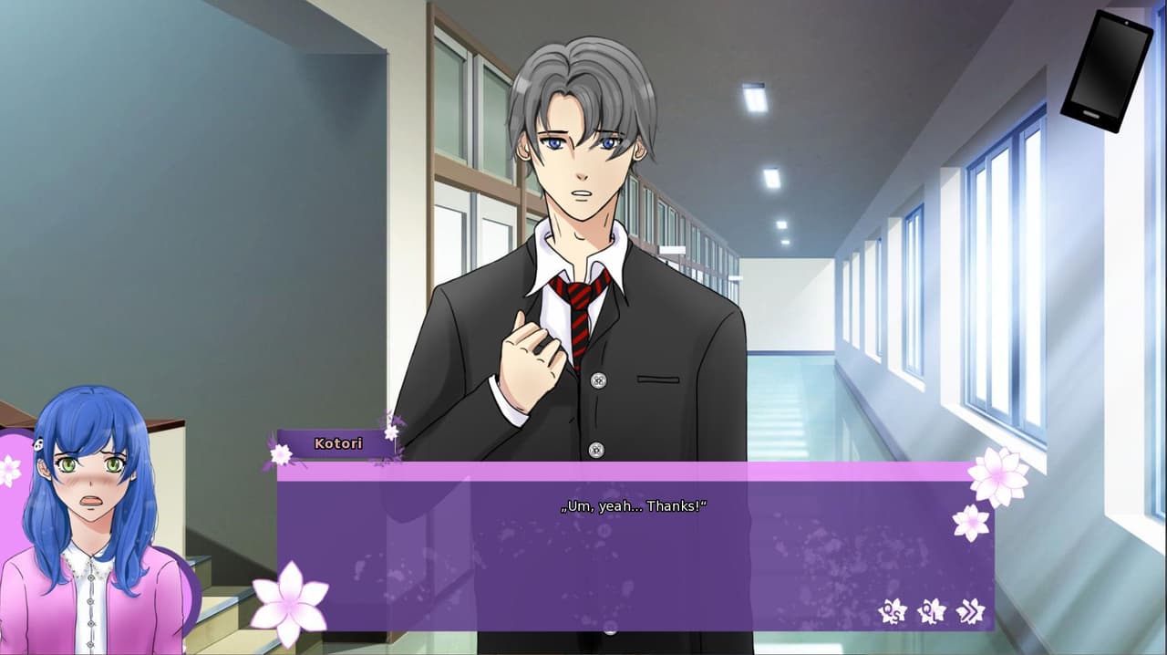 Connected through fate ~ Otome visual novel (alpha demo) screenshot 2