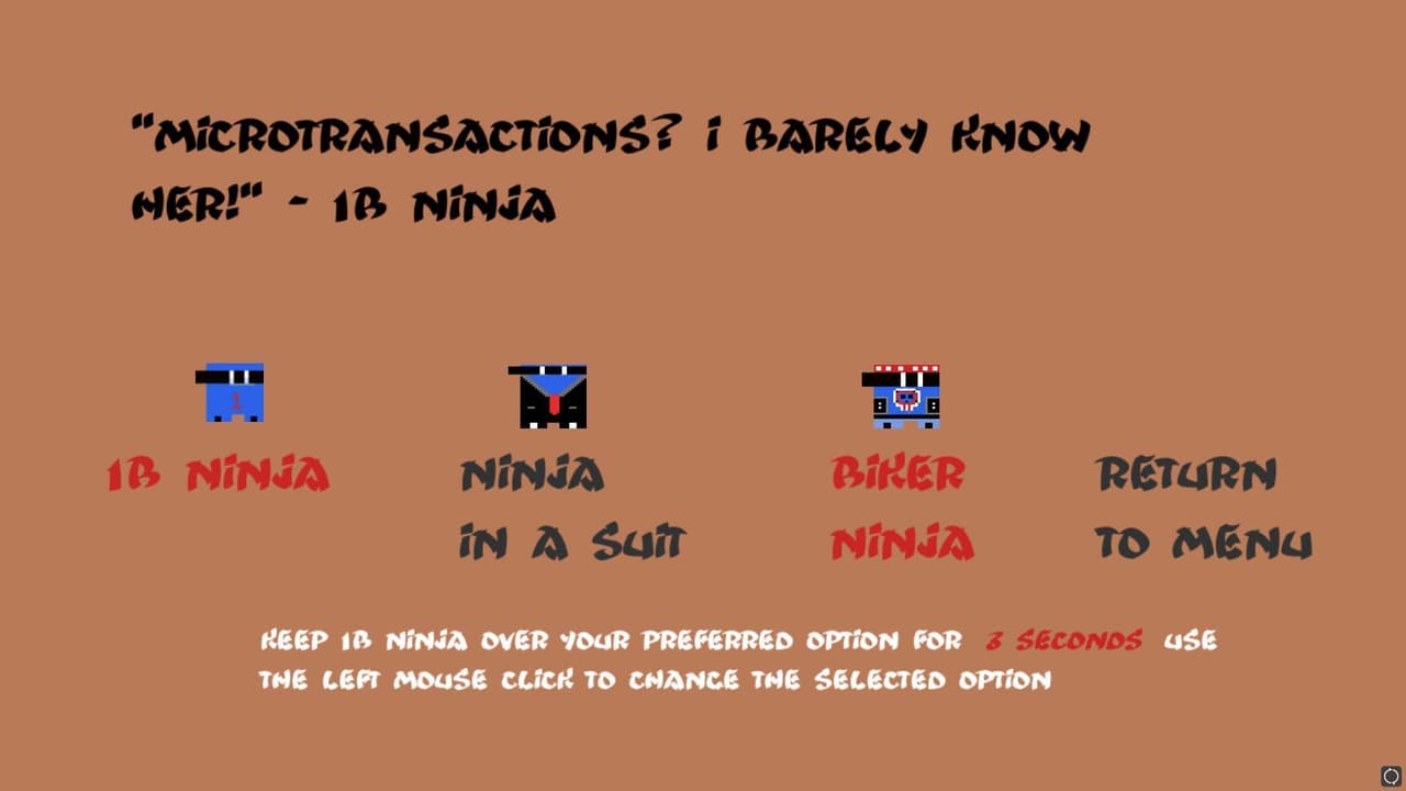 One Button Ninja in a One Trick Pony World (stickman296) screenshot 2