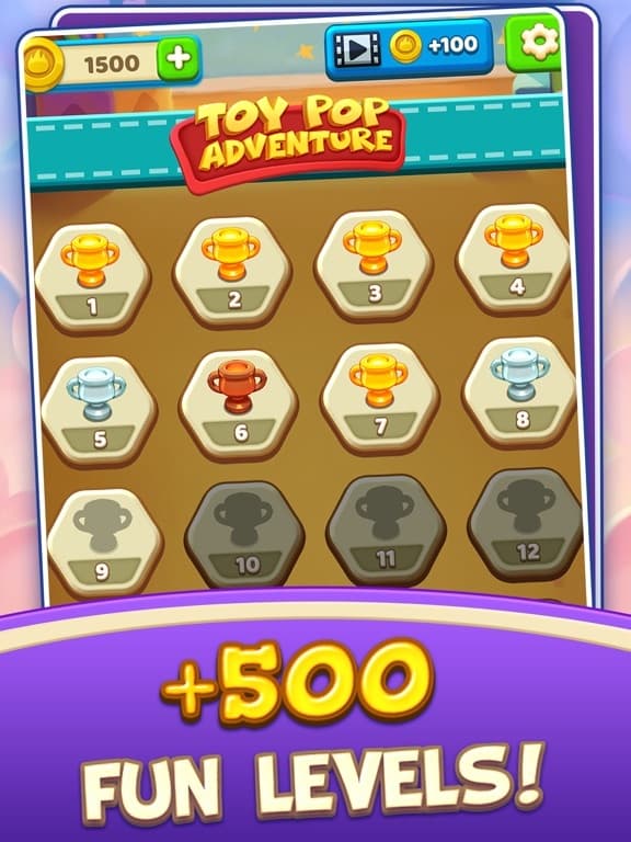 Toy Pop Adventure: Block Crush