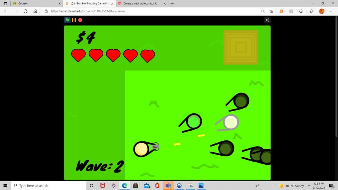 Zombie Shooting Game (Official_amazingQ_Scratch) screenshot 3