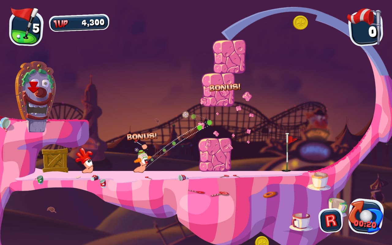 Worms Crazy Golf screenshot 3