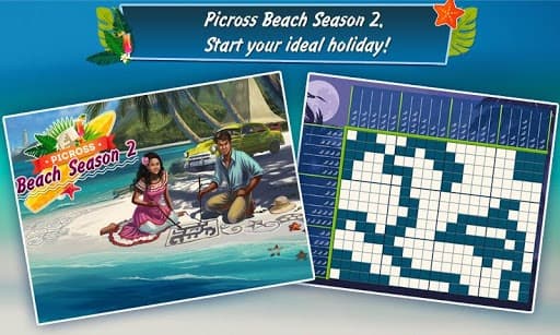 Picross Beach Season 2 Free HD screenshot 2