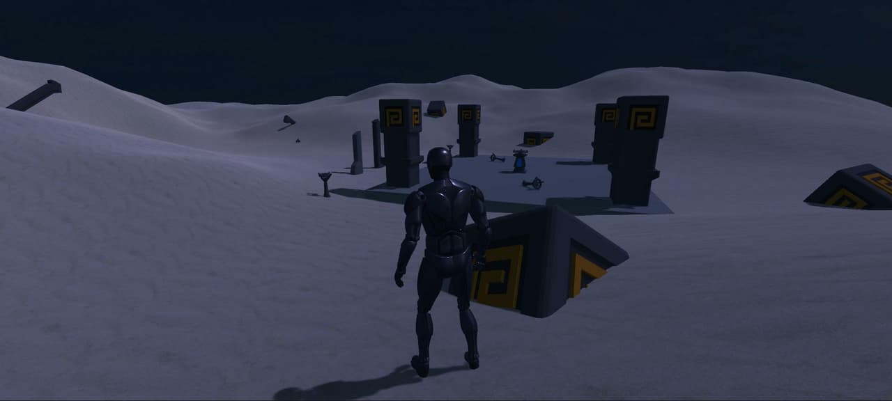 Night Desert Scene screenshot 4