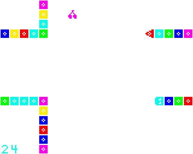 Snake, but you can only turn left screenshot 3