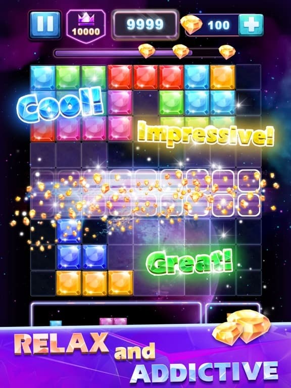 Blokdokus: Space Jewel Blast screenshot 5