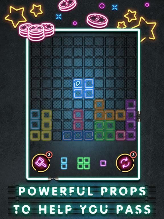 Neon Blocks 2021 screenshot 5
