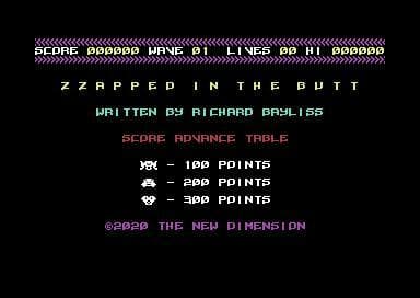 Zzapped in the Butt [Commodore 64] screenshot 2