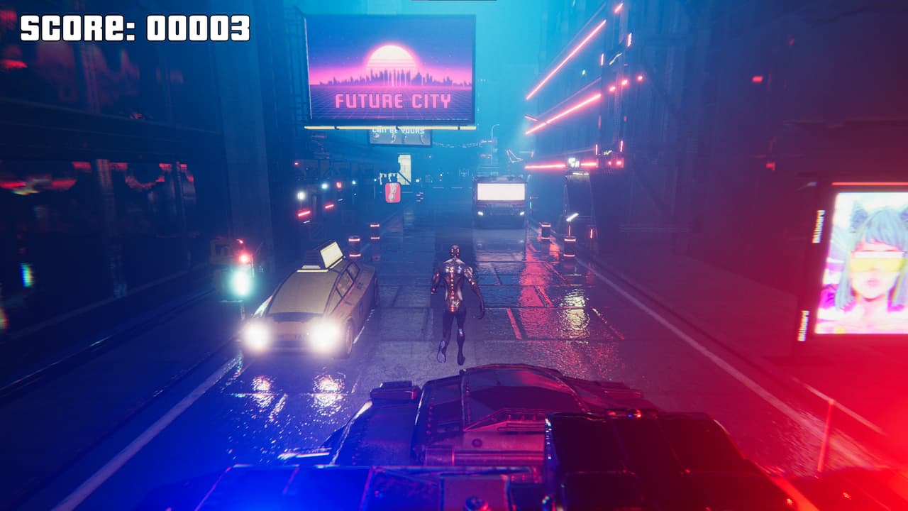 Cyberpunk Surfer