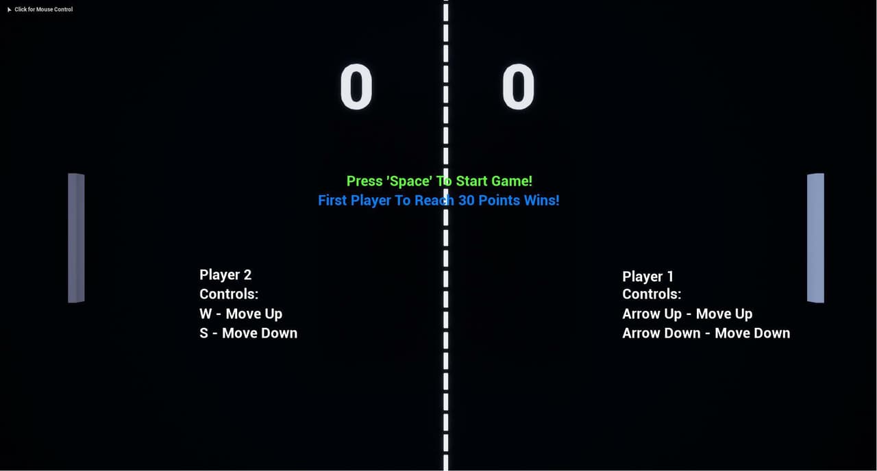 Pong UE4 Remaster screenshot 3