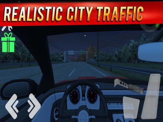 Driving Night Car screenshot 2
