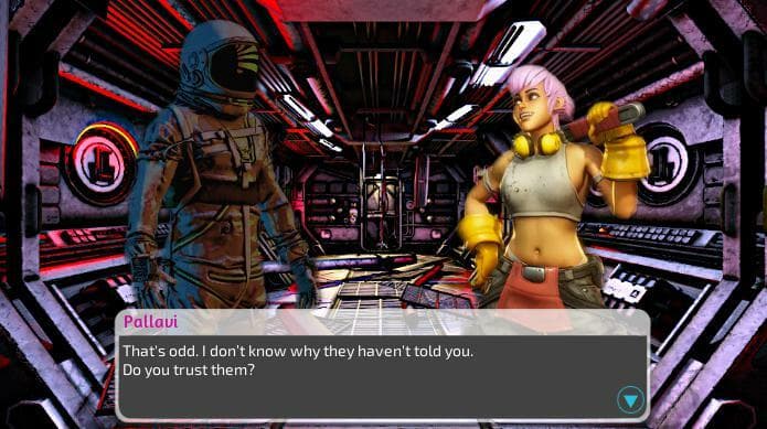 SPACE WALKER: A Sci-Fi Visual Novel screenshot 3