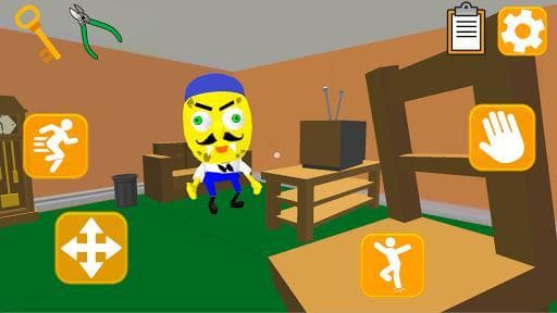 Sponge Neighbor Escape 3D screenshot 3