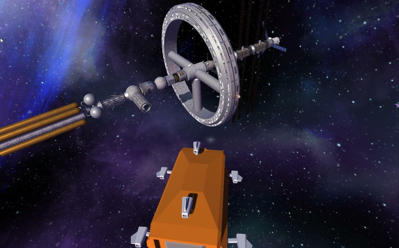 Routinary Space Docking Simulator 2077 screenshot 3
