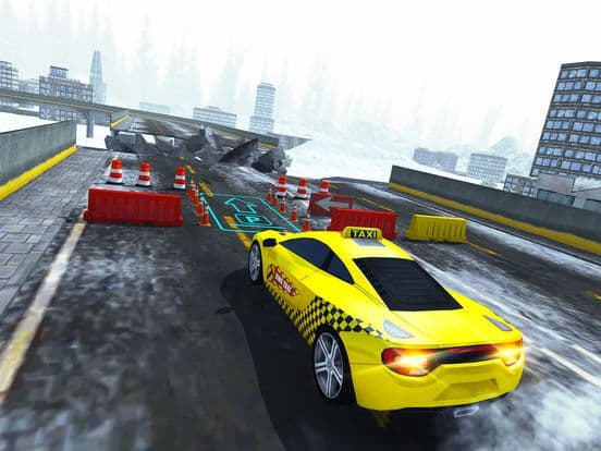 Xmas Taxi Parking Simulator 3D - Snow Drive 2017