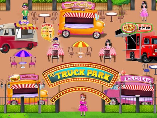 Fast Food Truck Park Chef Game screenshot 3