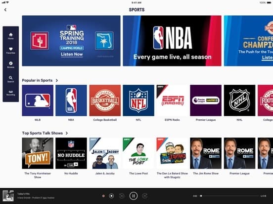 TuneIn: Radio, NFL & Podcasts screenshot 2