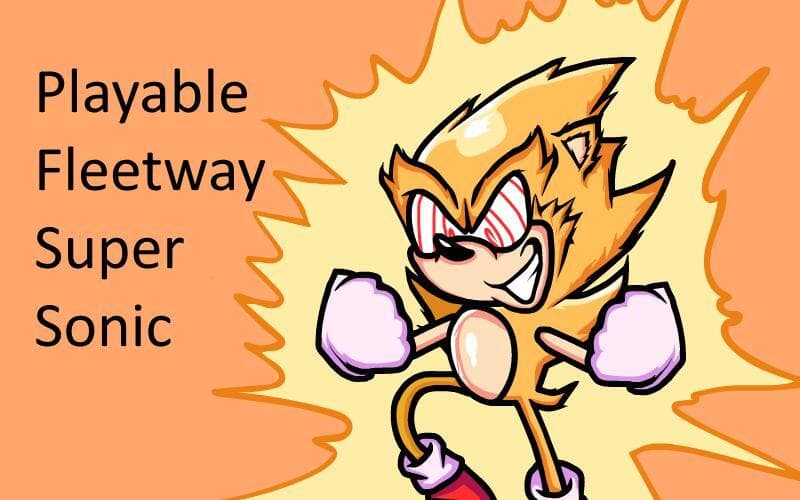 Playable Fleetway Super Sonic