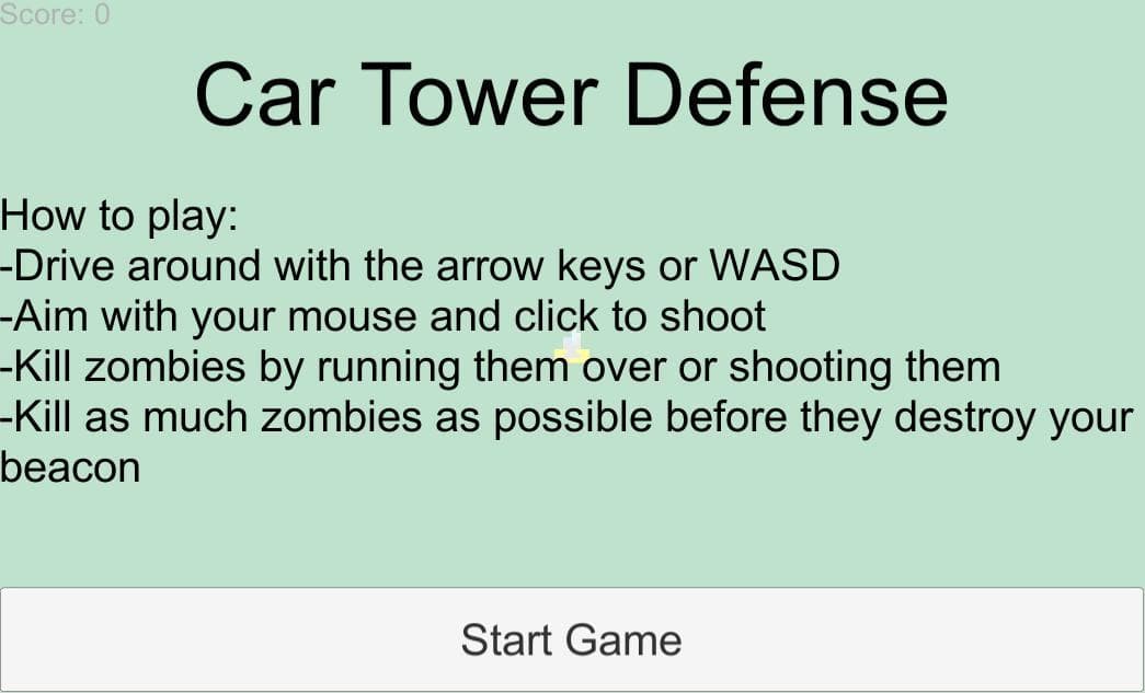 Car Tower Defense