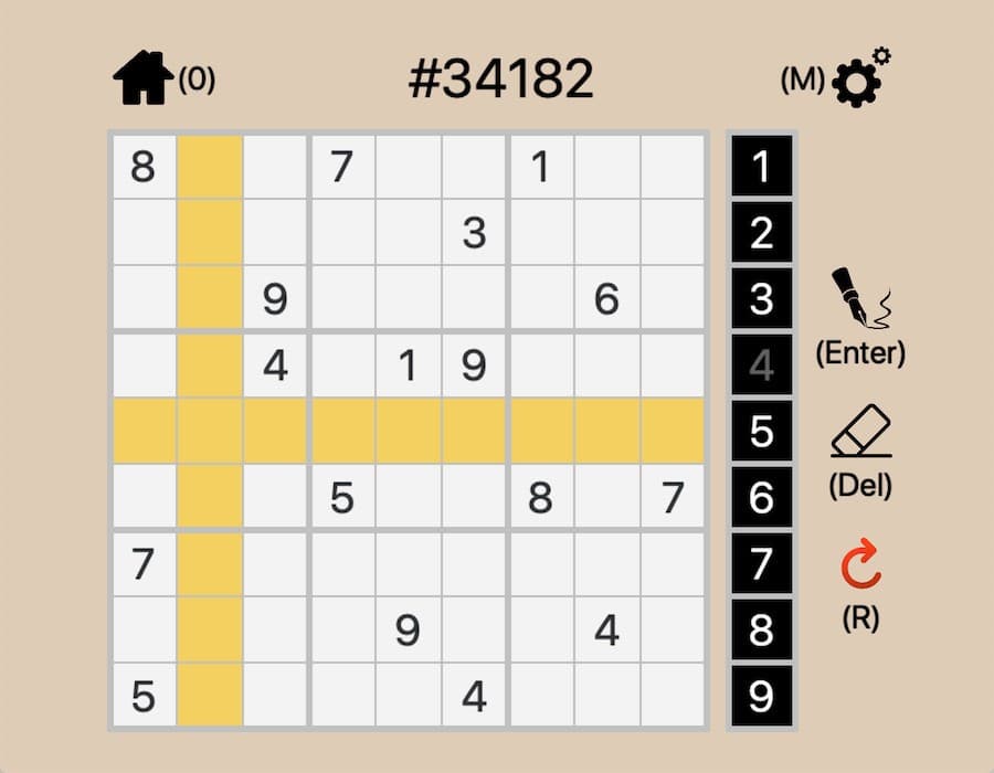Sudoku Monster - 49,151 Hardest Puzzles screenshot 4