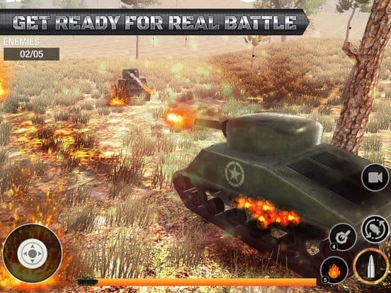 Tank Battle 2018: Desert War screenshot 2