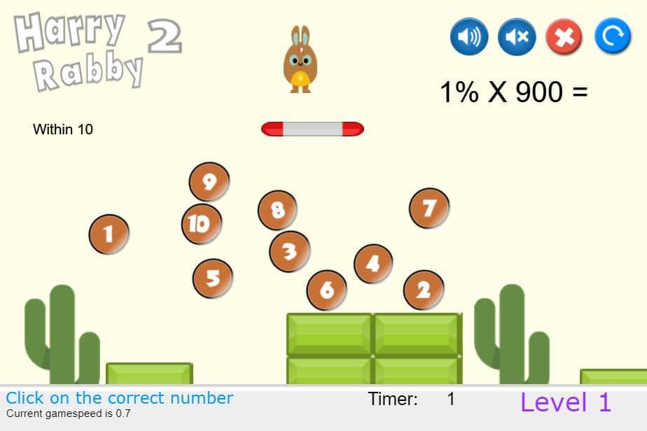HarryRabby 2 Find Number from Percentage FULL screenshot 2