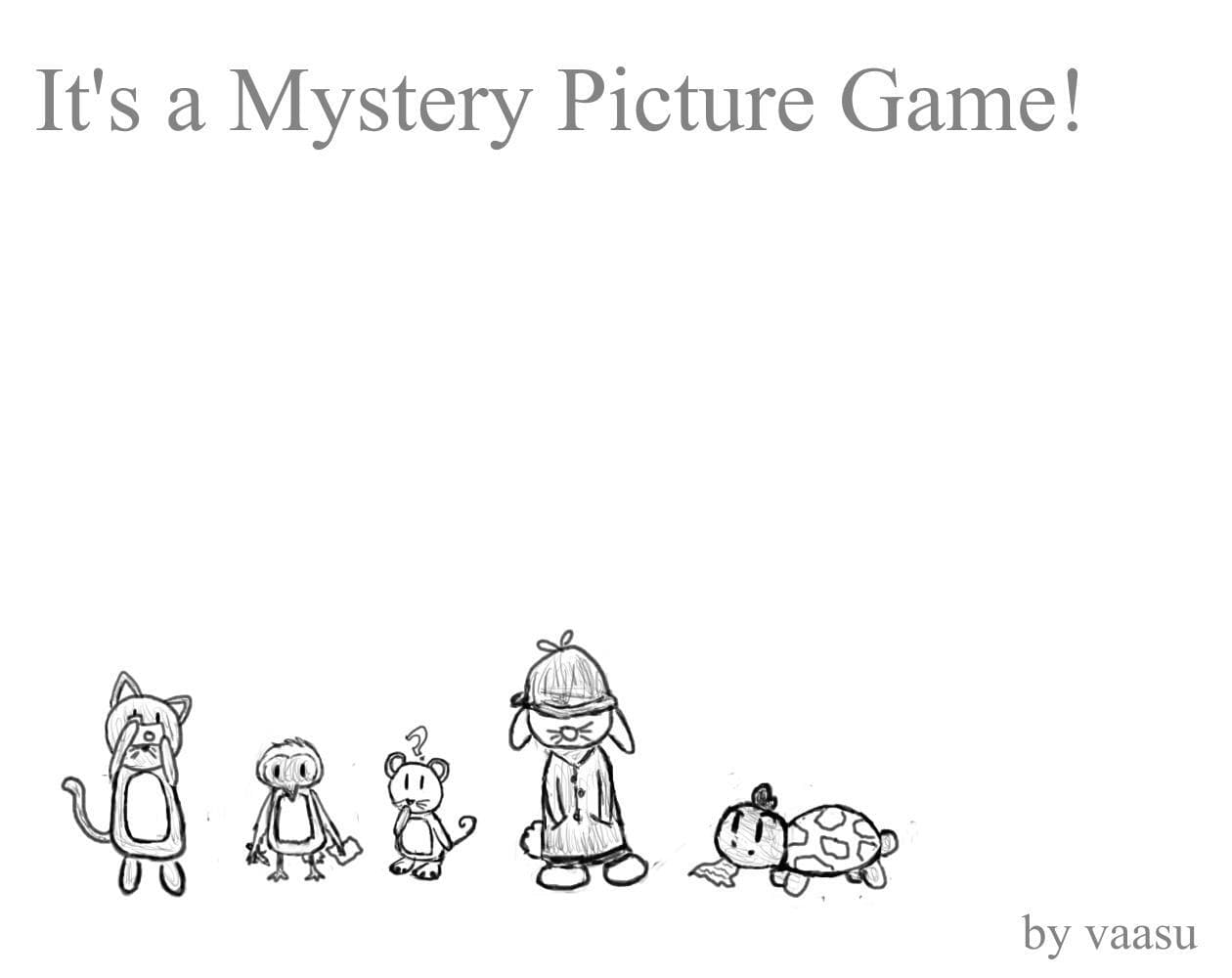 Its a Mystery Picture Game!