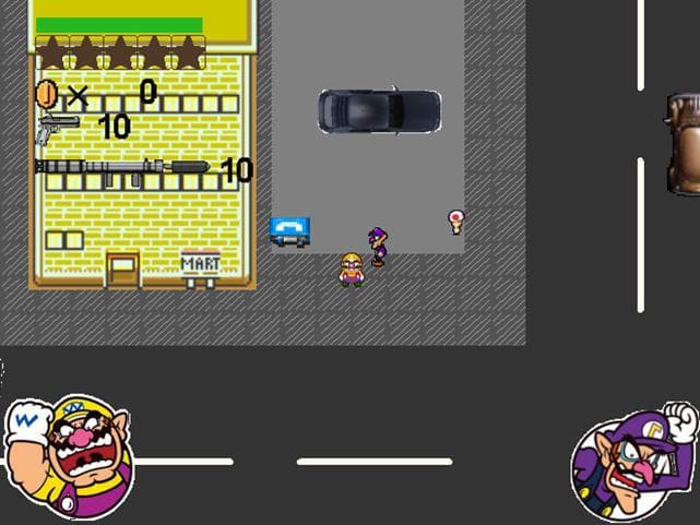 Super Mario City: Urban Fracas (Wireframe Prototype) screenshot 2