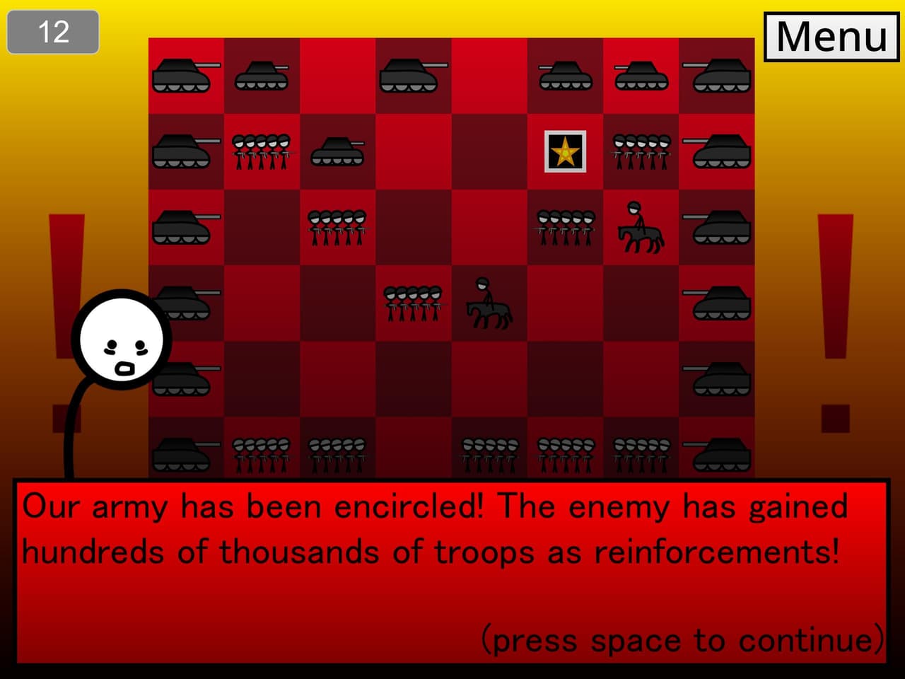 WW2 represented through chess