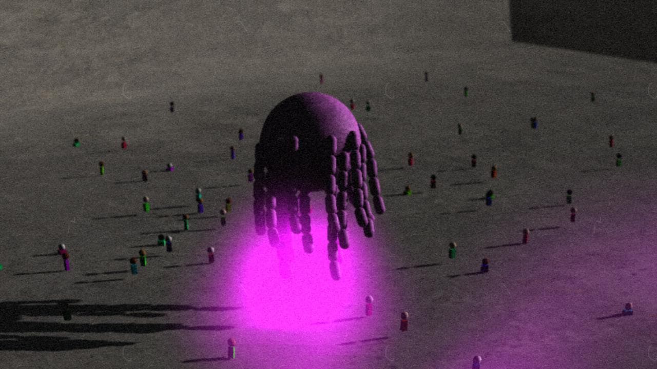 Purple Monster Game screenshot 3