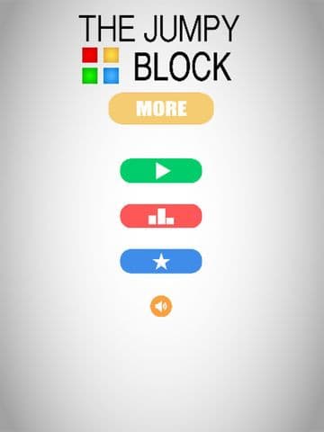 Jumping Block - Brick jump, left screenshot 2