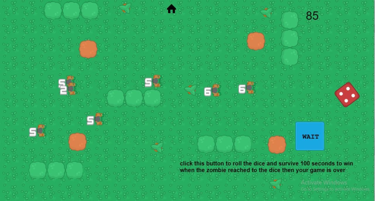 ROLL THE DICE AND KILL THE ZOMBIE screenshot 3