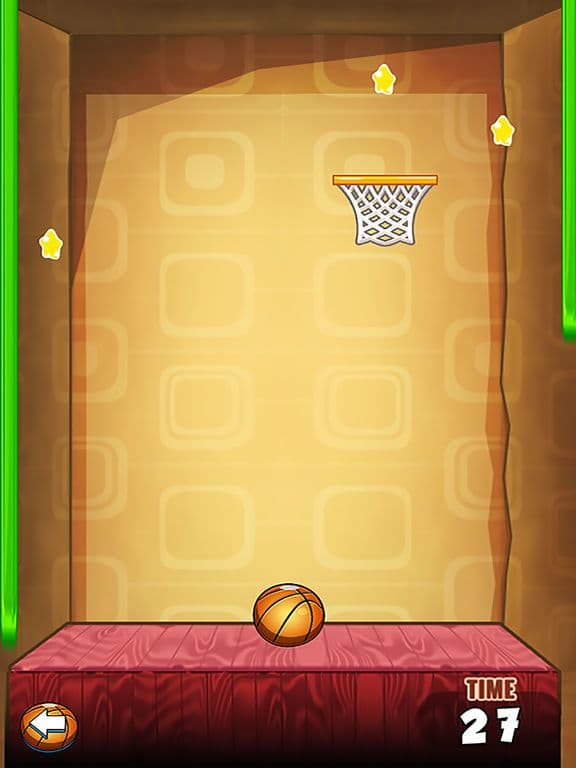 Basketball Hoops: Thumb Tosses Ball Game