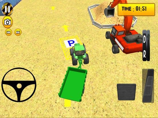 Real Crane Sand Excavator 3D screenshot 2