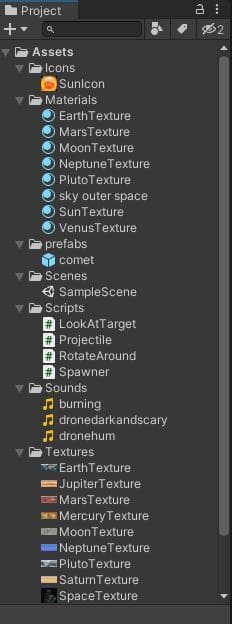 Solar system (itch) (edrisamiry) screenshot 2