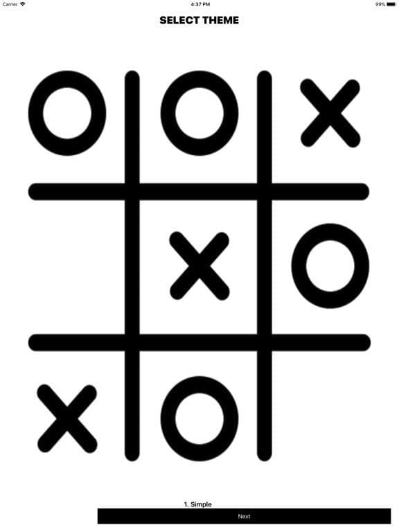 Tic Tac Toe With Themes screenshot 2