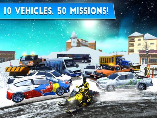 Winter Ski Park: Snow Driver
