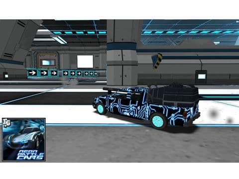 Neon Battle Cars Racing