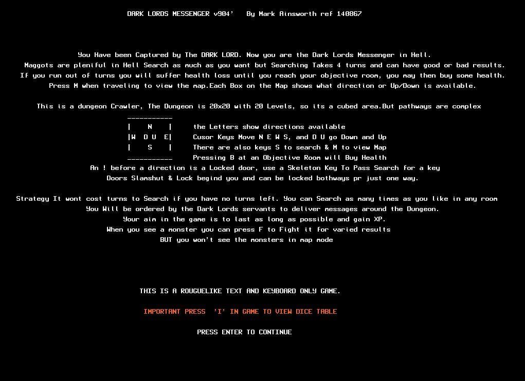 Dark Lord traditional roguelike screenshot 3